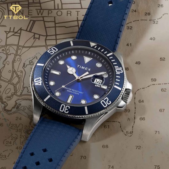ساعت مچی مردانه بند سیلیکونیTIMEX TW2Y05000