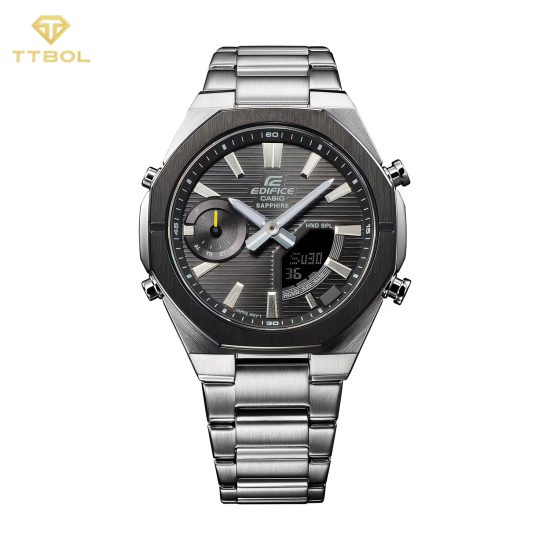 ساعت مچی مردانه کاسیو ادیفیس شیشه ضد خش CASIO EDIFICE ECB-S10DB-1A