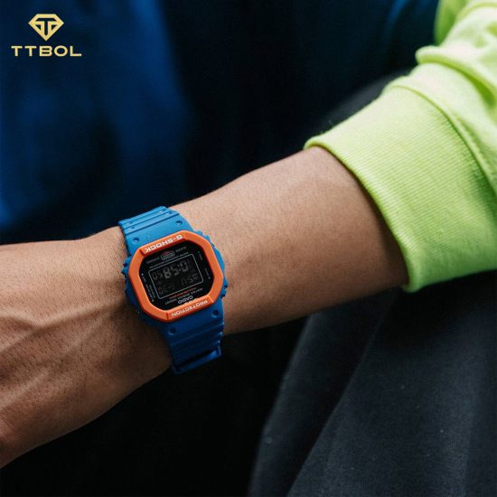 ساعت مچی مردانه کاسیو جیشاک سرمه ای CASIO G-SHOCK DW-5610SC-2