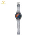 ساعت مچی مردانه کاسیو جیشاک بند شیشه ای CASIO G-SHOCK GA-110TLS-8A