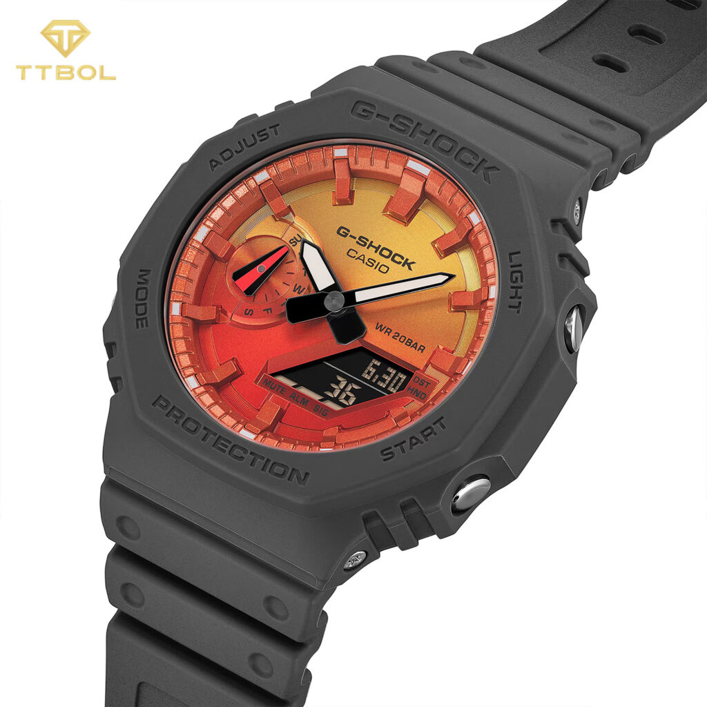 ساعت مچی مردانه کاسیو جیشاک عقربه ای CASIO G-SHOCK GA-2100FL-8A