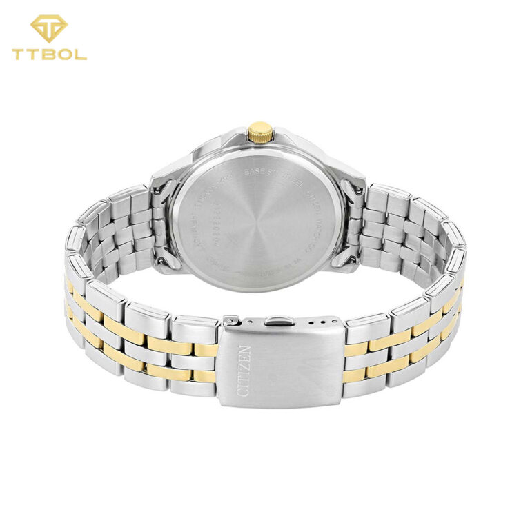 ساعت مچی مردانه سیتیزن سیلور طلایی CITIZEN BF2018-52E