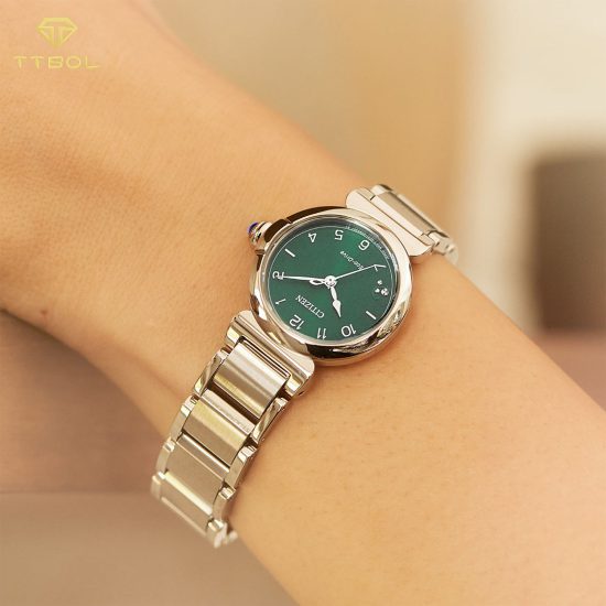 ساعت مچی زنانه سیتیزن نگین دار CITIZEN EM1130-83X