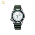 ساعت مچی مردانه سیتیزن با بند سیلیکونی سبز CITIZEN NY0168-64A