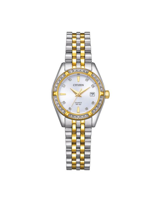 ساعت مچی زنانه سیتیزن نگین دار CITIZEN EU6066-59A