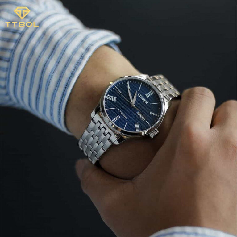 ساعت مچی مردانه سیتیزن صفحه سرمه ای CITIZEN NH8350-59L