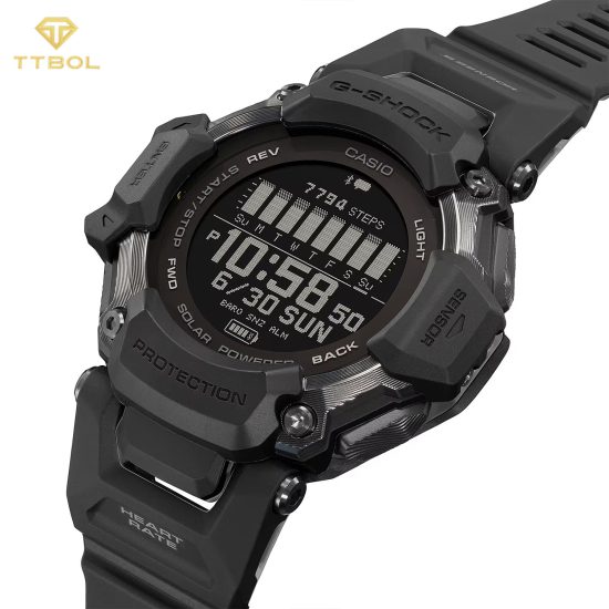 صفحه نمایش ساعت هوشمند کاسیو GBD-H2000-1B در حالت فعالیت ورزشی