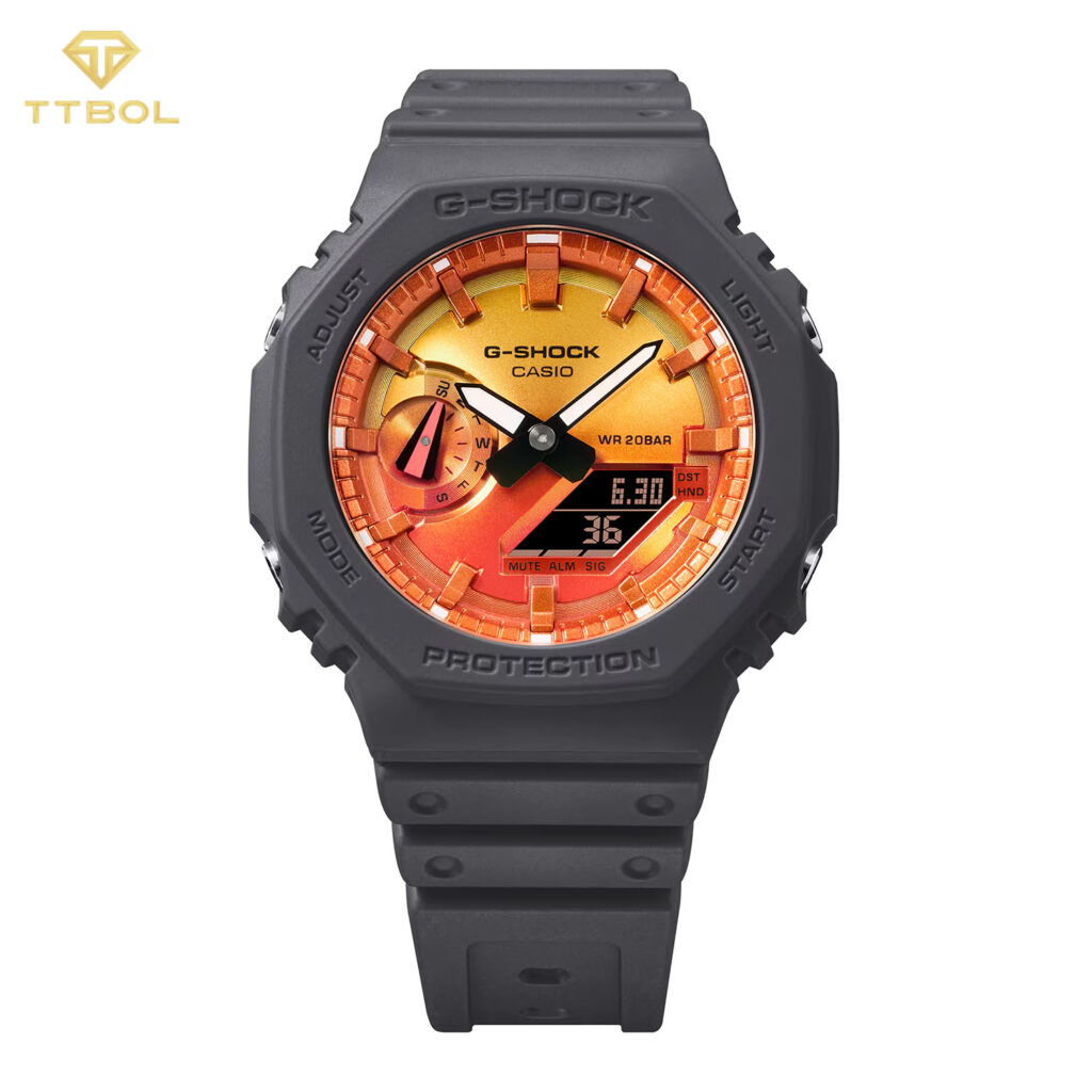 ساعت مچی مردانه کاسیو جیشاک مناسب قواصی CASIO G-SHOCK GA-2100FL-8A
