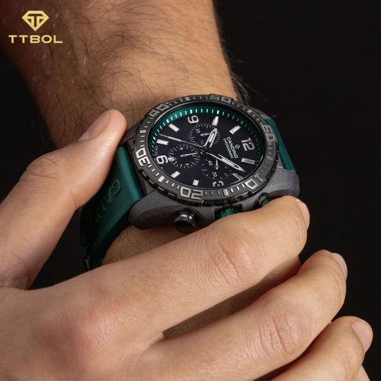 ساعت مچی مردانه کاندینو بند سیلیکونی سبز CANDINO C4779/3