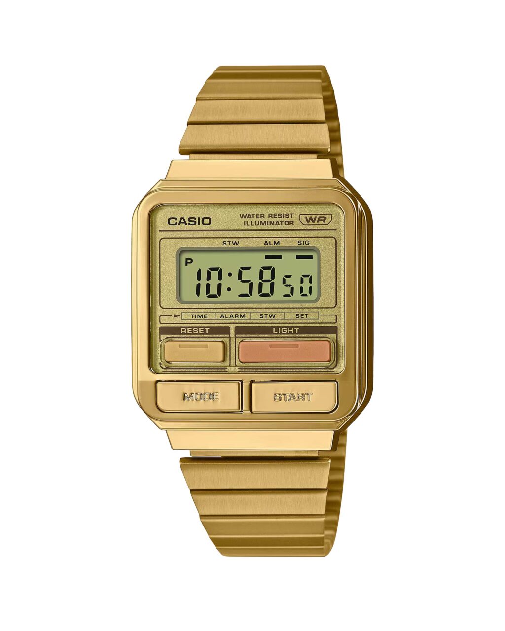 ساعت مچی مردانه کاسیو طلایی CASIO A120WEG-9A