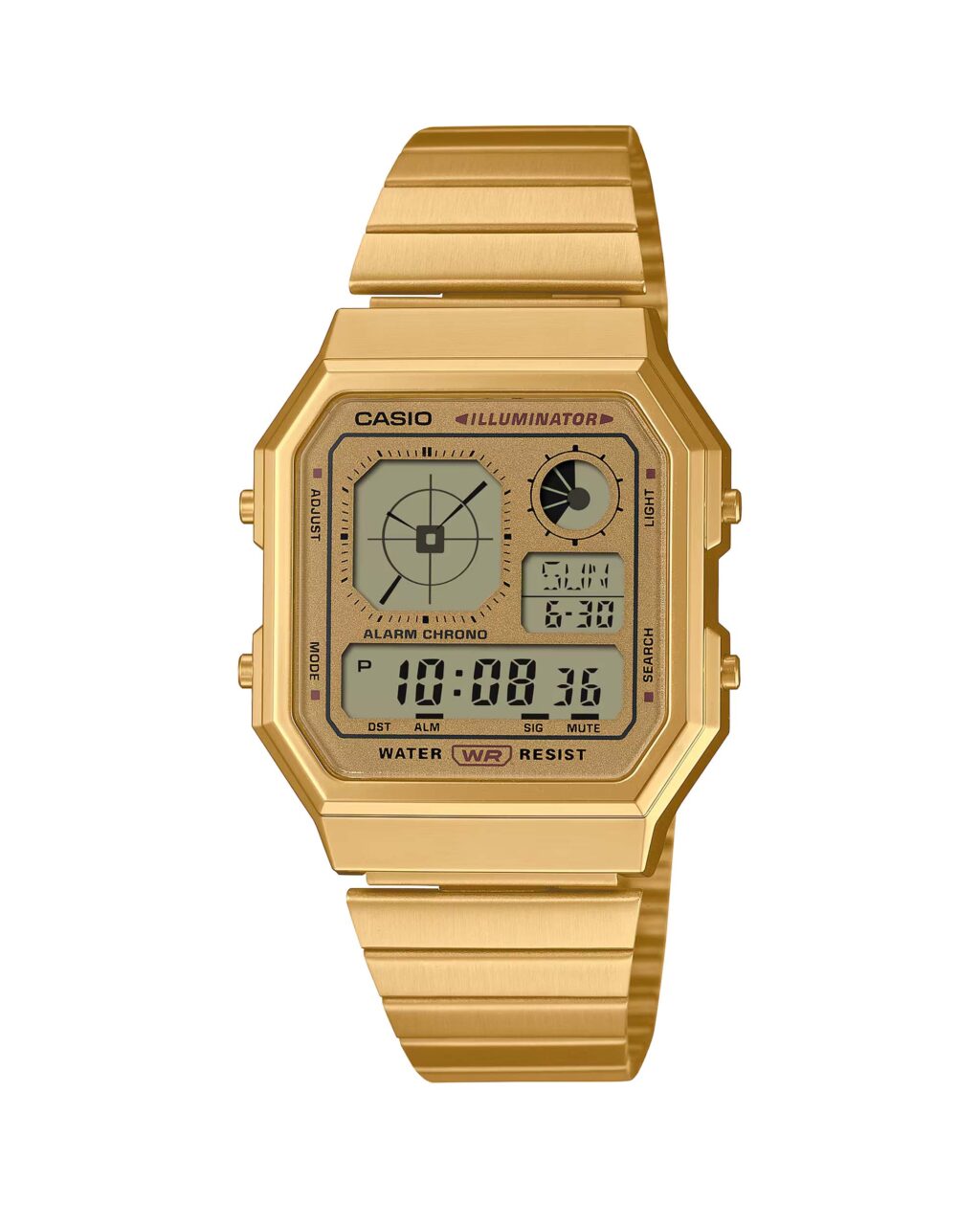 ساعت مچی مردانه کاسیو دیجیتالی طلایی CASIO A130WEG-9A