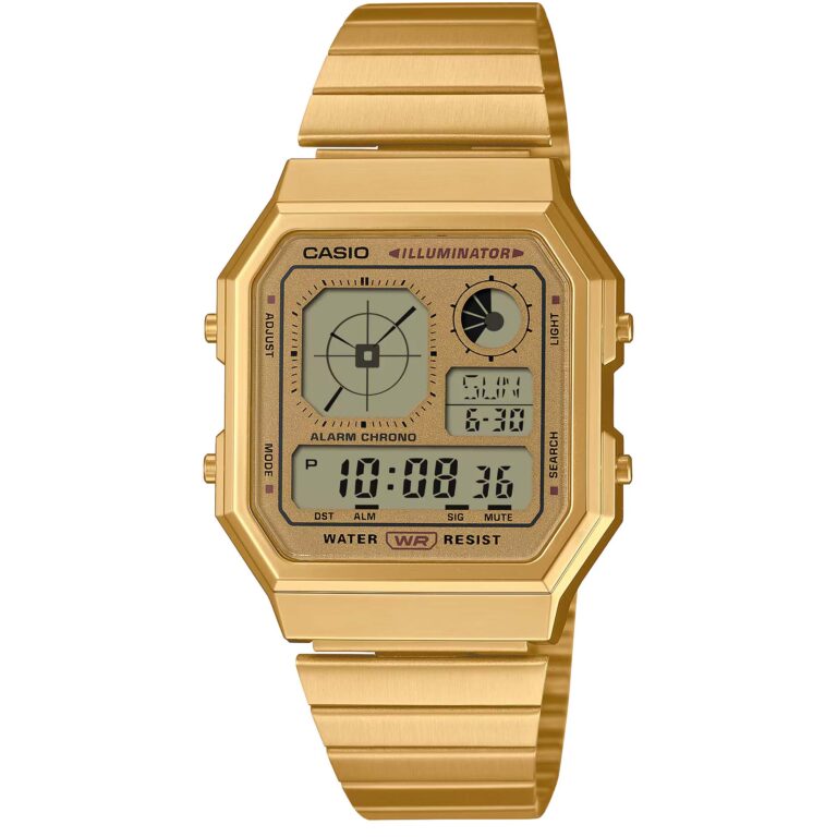 ساعت مچی مردانه کاسیو دیجیتالی طلایی CASIO A130WEG-9A