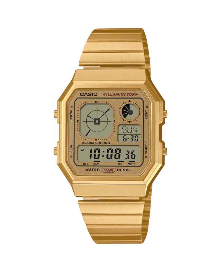 ساعت مچی مردانه کاسیو دیجیتالی طلایی CASIO A130WEG-9A