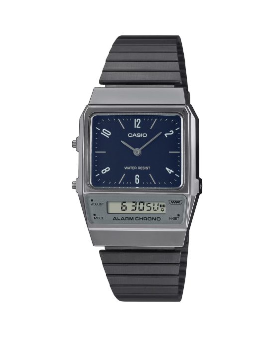 ساعت مچی مردانه کاسیو نوستالژی خاکستری رنگ CASIO AQ-800EB-2A