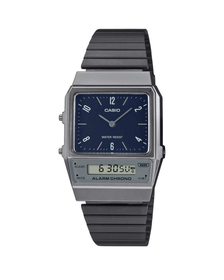 ساعت مچی مردانه کاسیو نوستالژی خاکستری رنگ CASIO AQ-800EB-2A