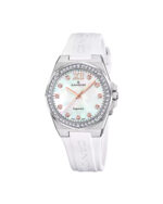 ساعت مچی زنانه کاندینو بند سیلیکونی سفید CANDINO C4772/1