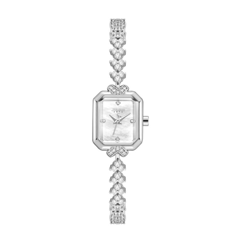 ساعت مچی زنانه بند استیل فول نگینJULIUS JA-1437A