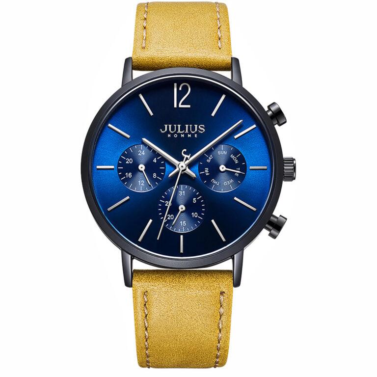 ساعت مچی مردانه جولیوس سه موتوره فول تایم JULIUS JAH-101C