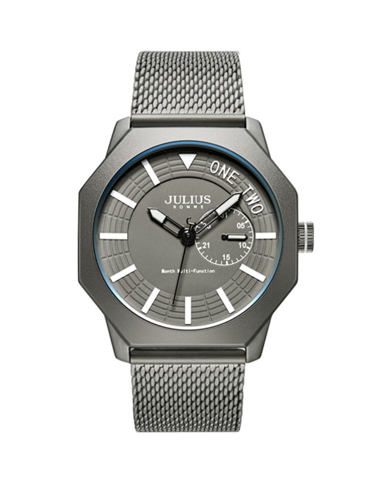 ساعت مچی مردانه جولیوس بند حصیری JULIUS JAH-126B