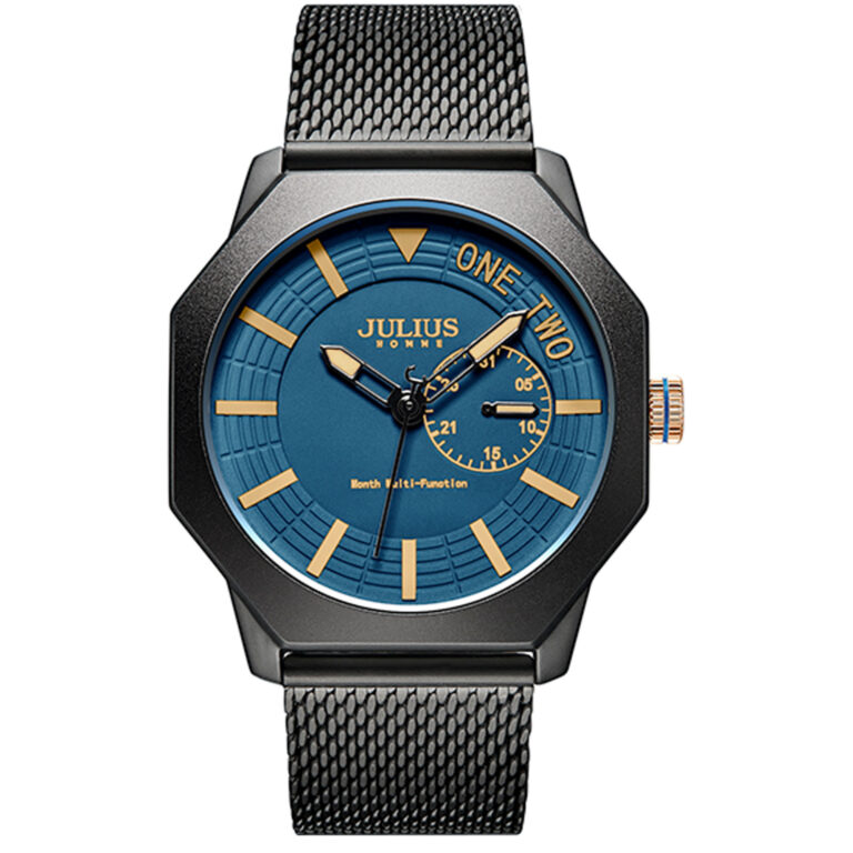 ساعت مچی مردانه جولیوس مشکی JULIUS JAH-126C