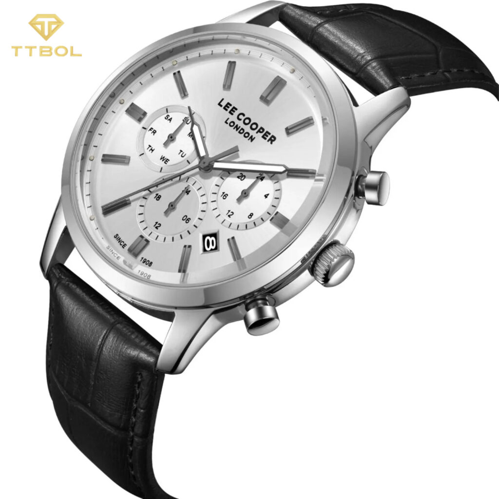 ساعت مچی مردانه لی کوپر بند مشکی LEE COOPER LC08186.331