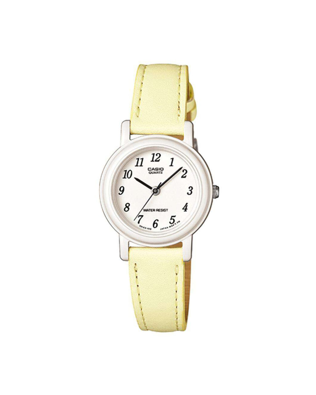 ساعت مچی دخترانه کاسیو بند چرم زرد CASIO LQ-139L-9B