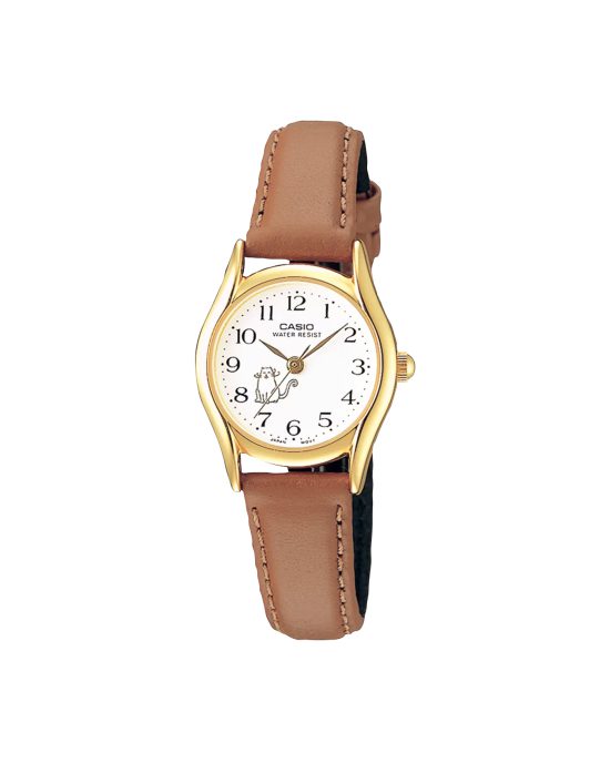 ساعت مچی دخترانه کاسیو بند چرمی CASIO LTP-1094Q-7B7R