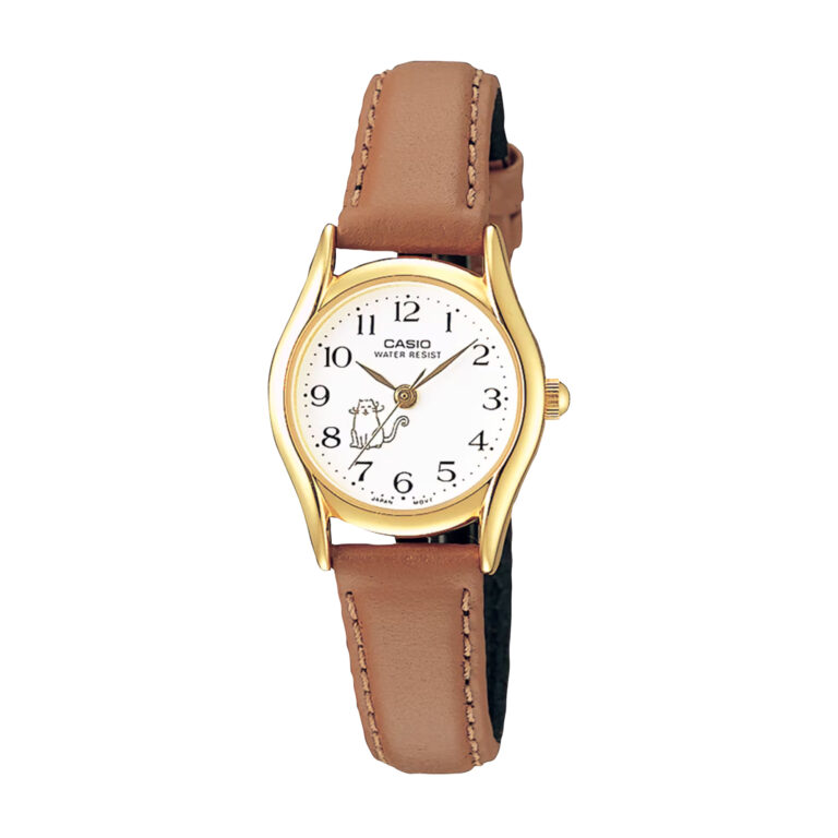 ساعت مچی دخترانه کاسیو بند چرمی CASIO LTP-1094Q-7B7R