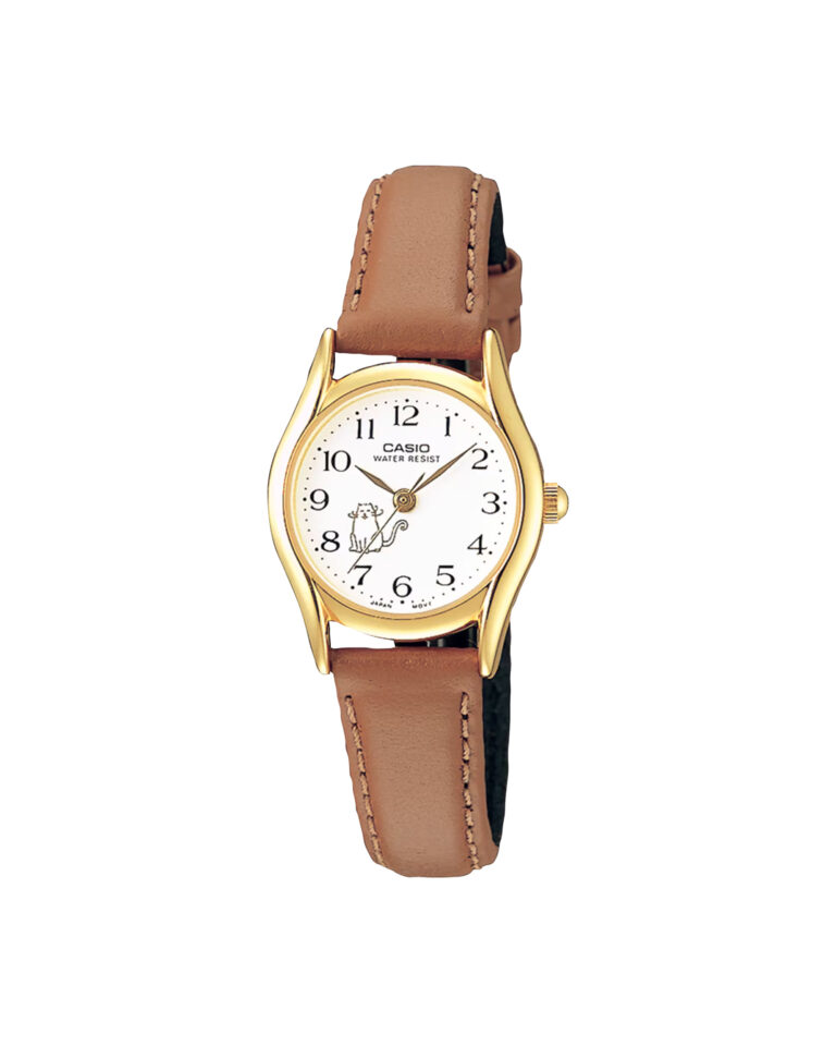 ساعت مچی دخترانه کاسیو بند چرمی CASIO LTP-1094Q-7B7R