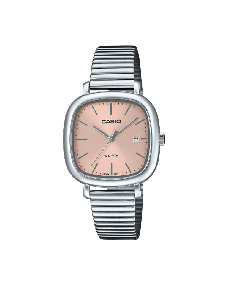 ساعت مچی زنانه کاسیو صفحه صورتی ضد آب CASIO LTP-B166D-4AV