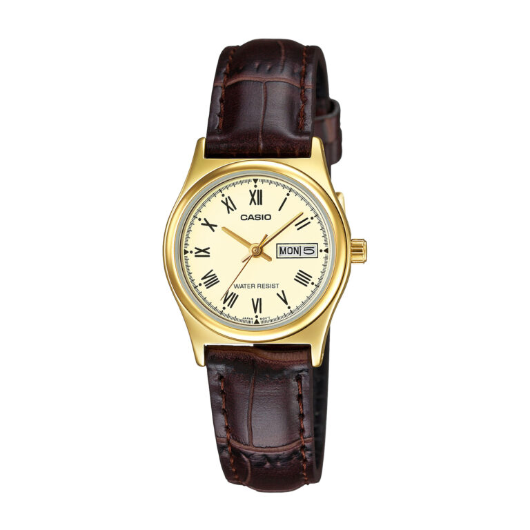 ساعت مچی زنانه کاسیو کلاسیک طلایی CASIO LTP-V006GL-9B