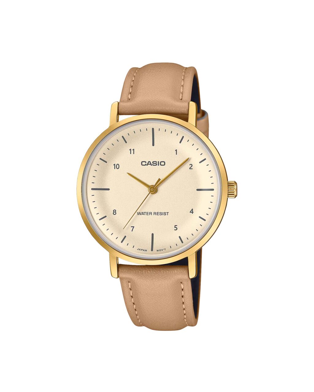 ساعت مچی زنانه کاسیو بند چرمی CASIO LTP-VT03GL-4B