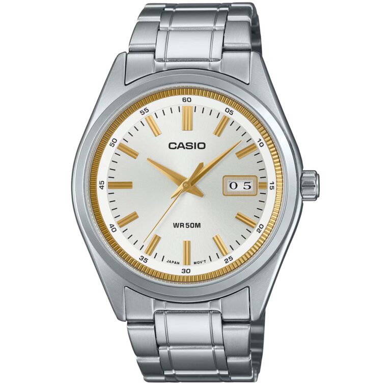 ساعت مچی مردانه کاسیو تمام استیل CASIO MTP-B180D-7AV