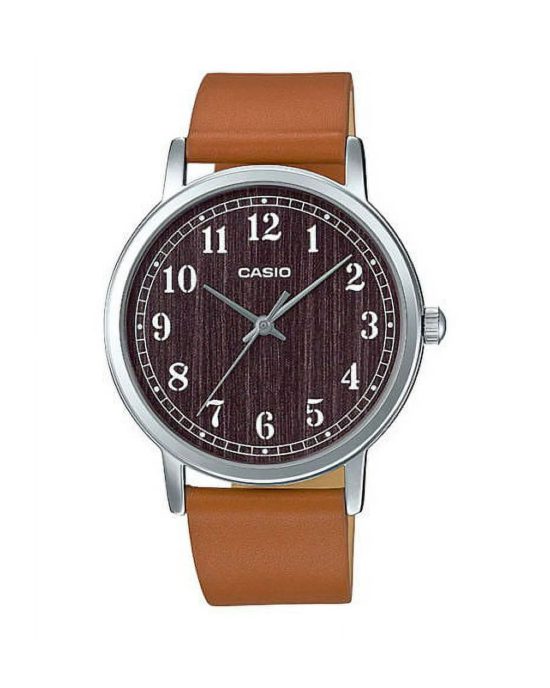 ساعت مچی مردانه کاسیو جنرال بند چرمی CASIO MTP-E145L-5B1