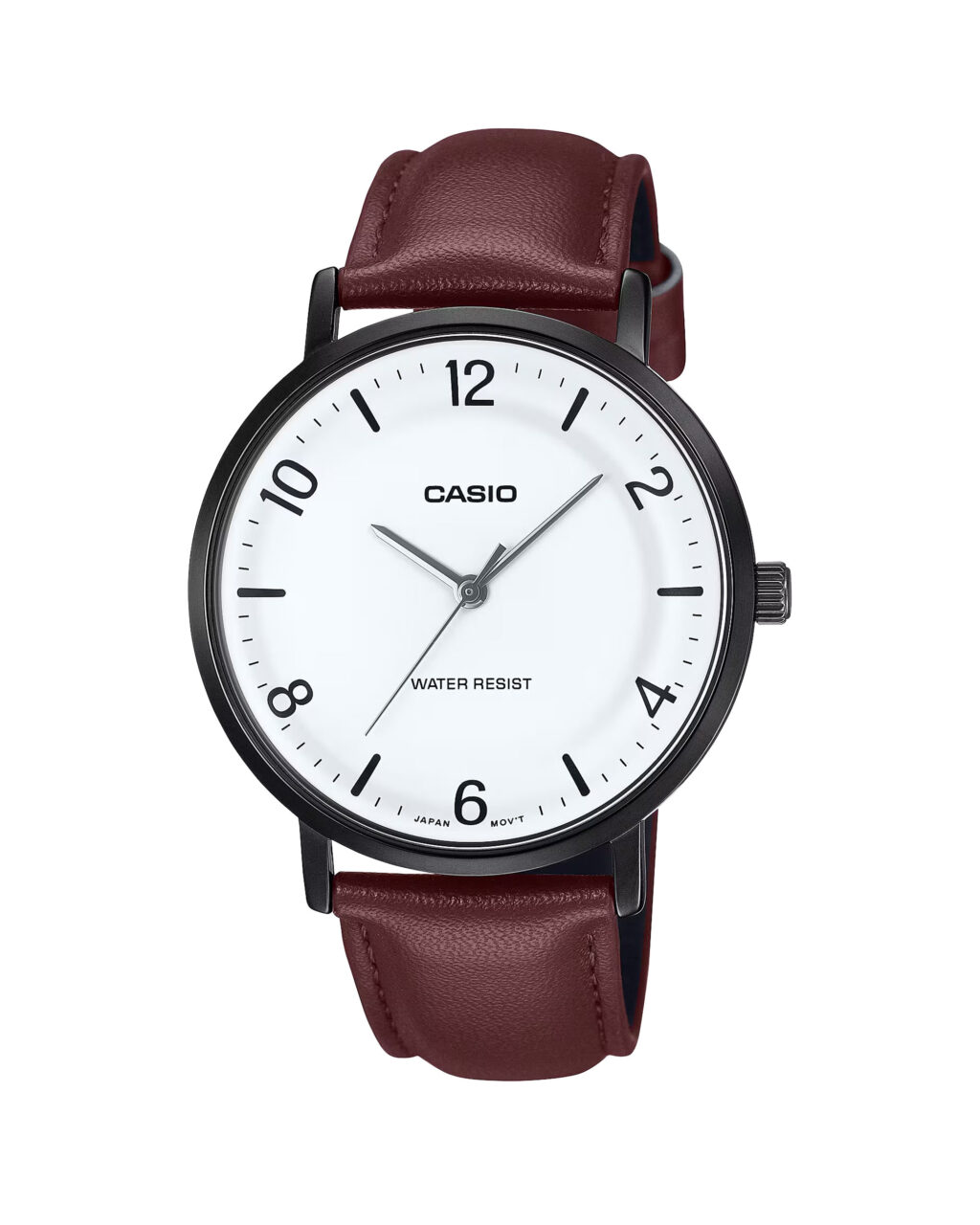 ساعت مچی مردانه کاسیو جنرال بند چرمی CASIO MTP-VT03BL-7B