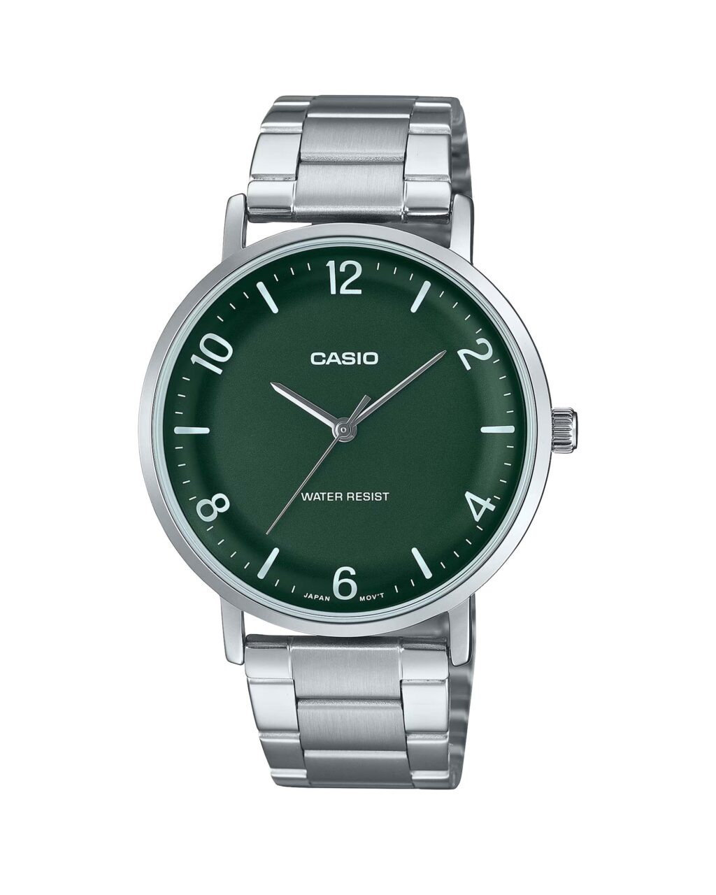 ساعت مچی مردانه کاسیو صفحه سبز CASIO MTP-VT03D-3B