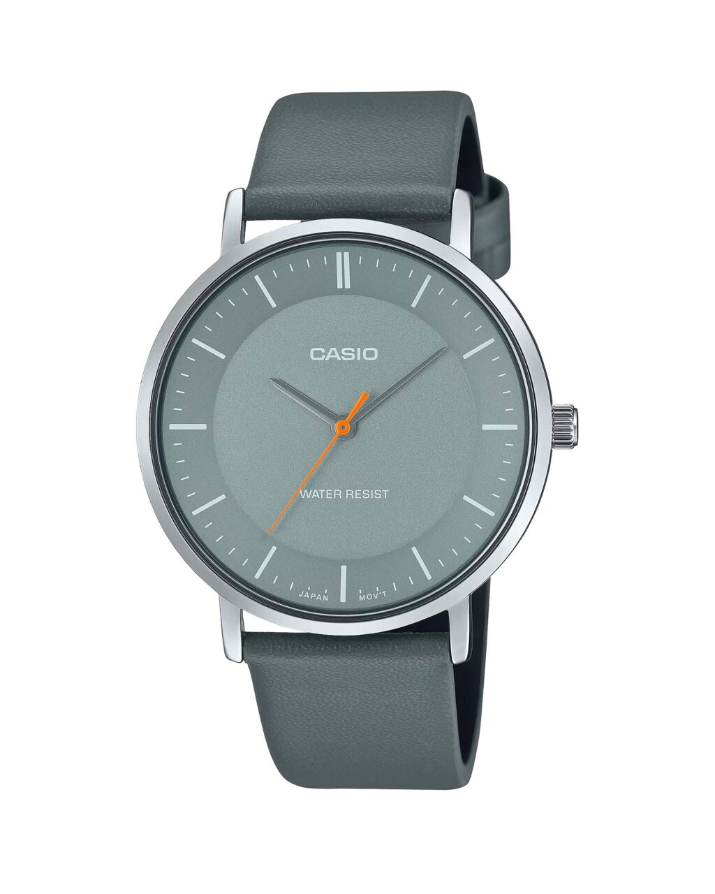 ساعت مچی مردانه کاسیو بند چرمی CASIO MTP-VT04L-8E