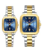 ساعت مچی ست ناوی فورس سیلور طلایی NAVIFORCE NF9239 S/BE/G