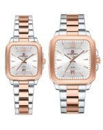 ساعت مچی ست ناوی فورس سیلور رزگلد NAVIFORCE NF9239 S/W/RG