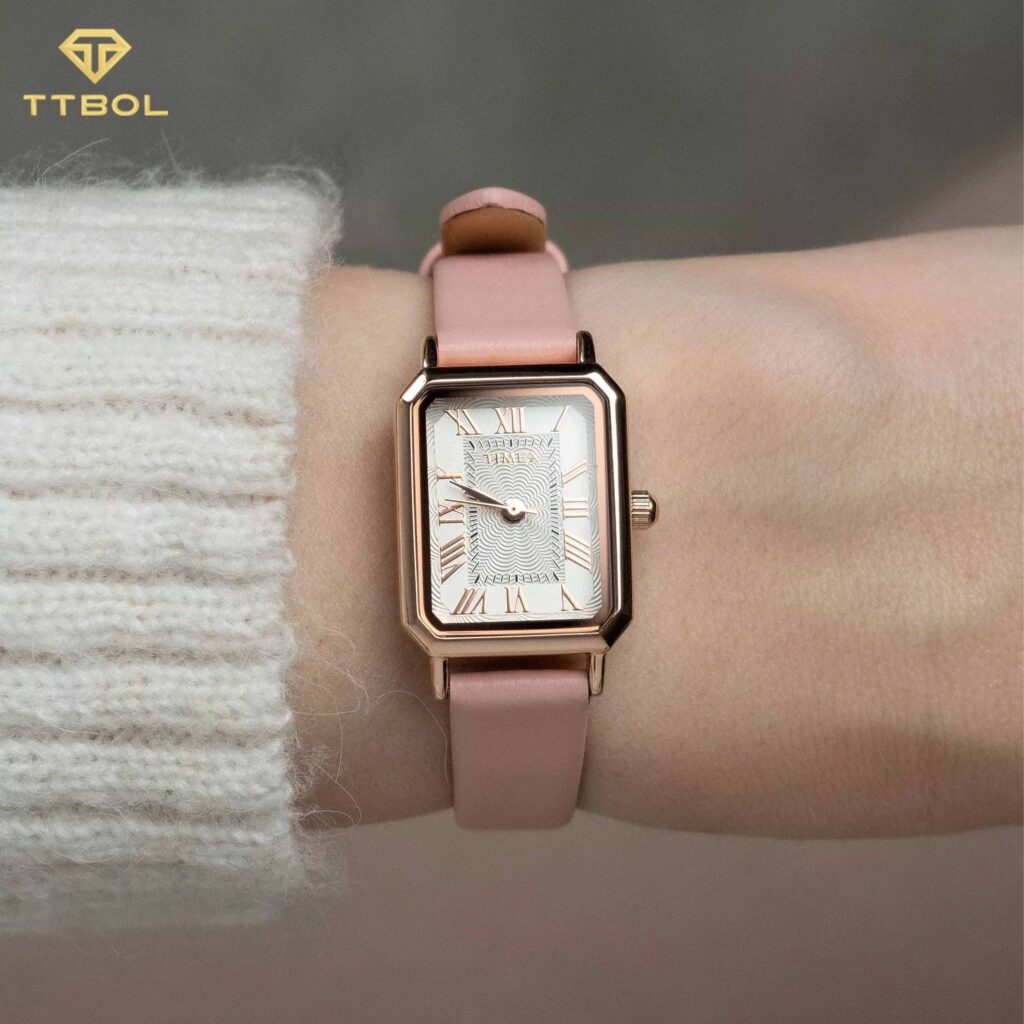 ساعت مچی زنانه رزگلد TIMEX TW2Y01100