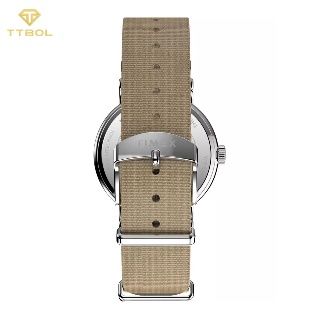 ساعت مچی مردانه بند برزنتی TIMEX TW2Y09100