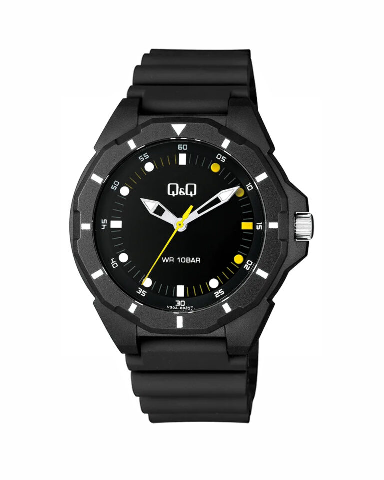 ساعت مچی مردانه کیو اند کیو رزین ضد آب Q&Q V30A-003VY