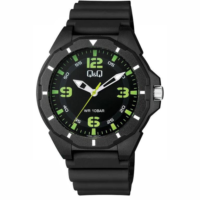ساعت مچی مردانه کیو اند کیو ضد آب بند رابر Q&Q V30A-005VY