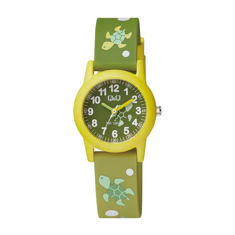 ساعت مچی بچگانه کیو اند کیو سبز رنگ Q&Q VR99J008Y