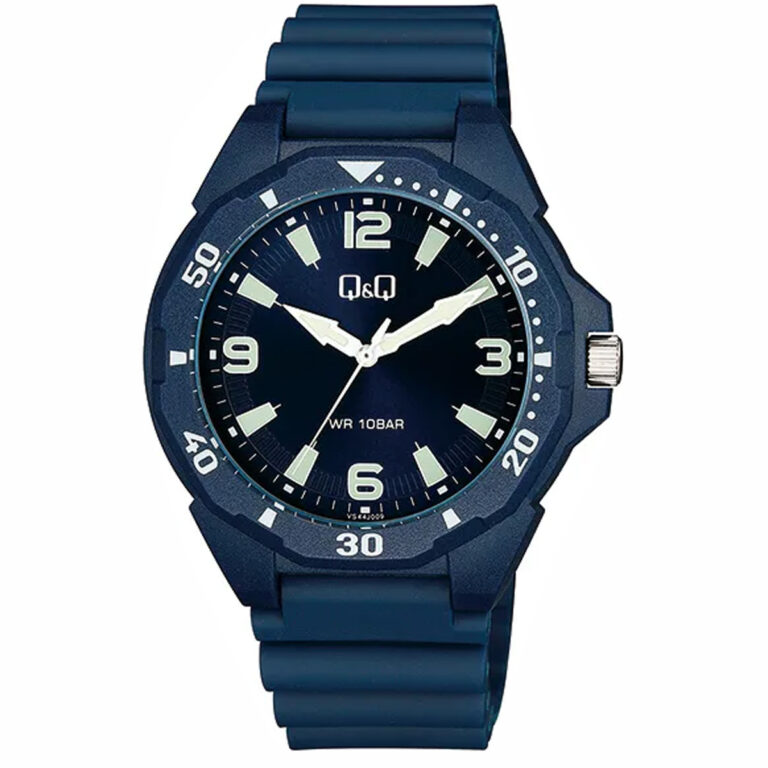 ساعت مچی مردانه کیو اند کیو تمام سرمه ای Q&Q VS44J009Y