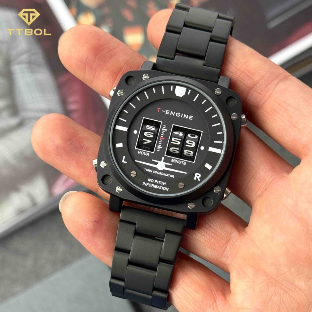 ساعت مچی مردانه تی انجین T-ENGINE Altimeter B/W