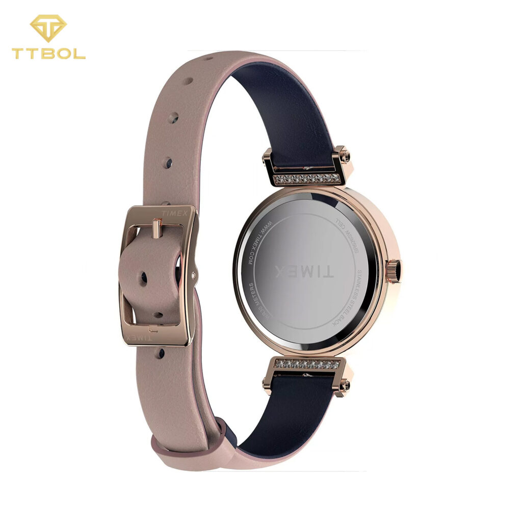 ساعت مچی زنانه تایمکس بند چرمی TIMEX TW2W96300