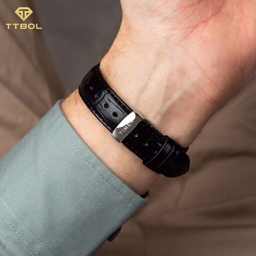 ساعت مچی مردانه تایمکس بند چرمی TIMEX TW2Y23100