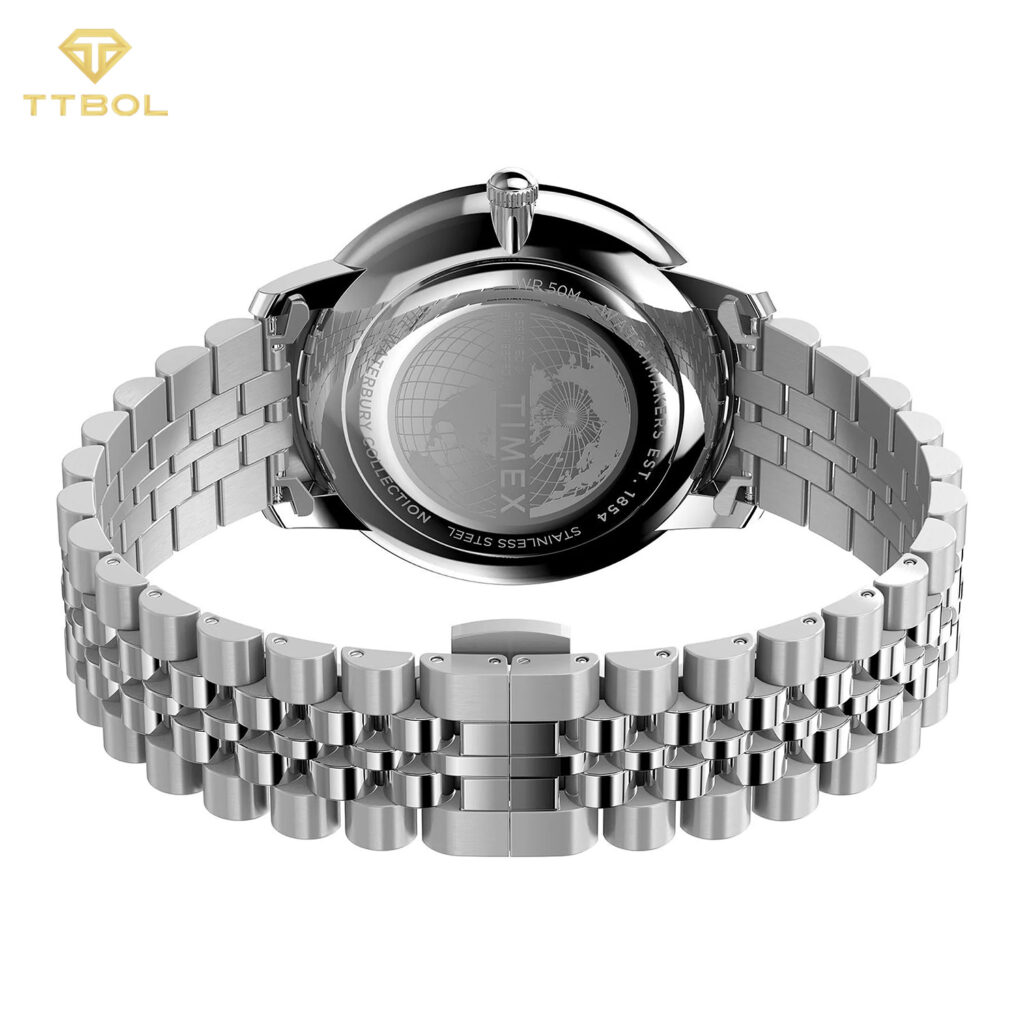 ساعت مچی مردانه تایمکس بند رولکسی TIMEX TW2Y23100
