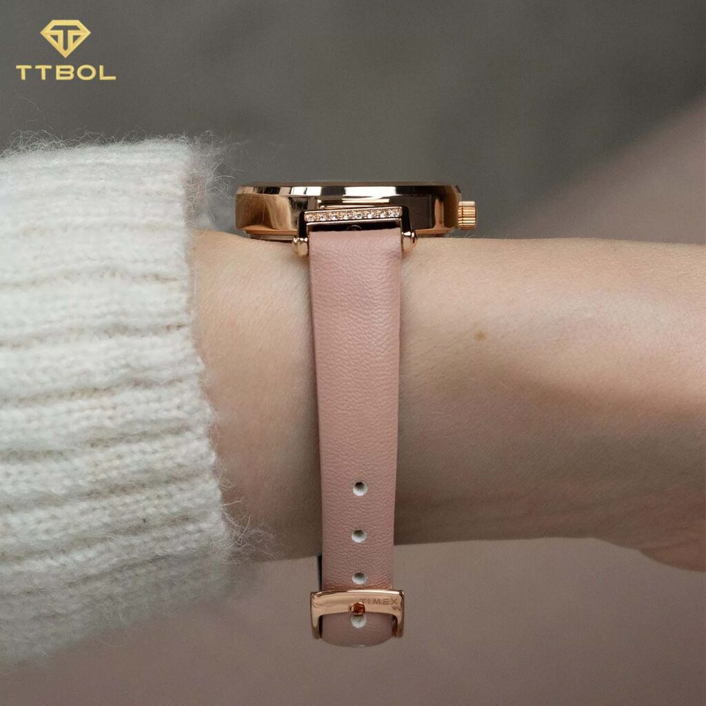 ساعت مچی زنانه تایمکس بند صورتی TIMEX TW2W96300